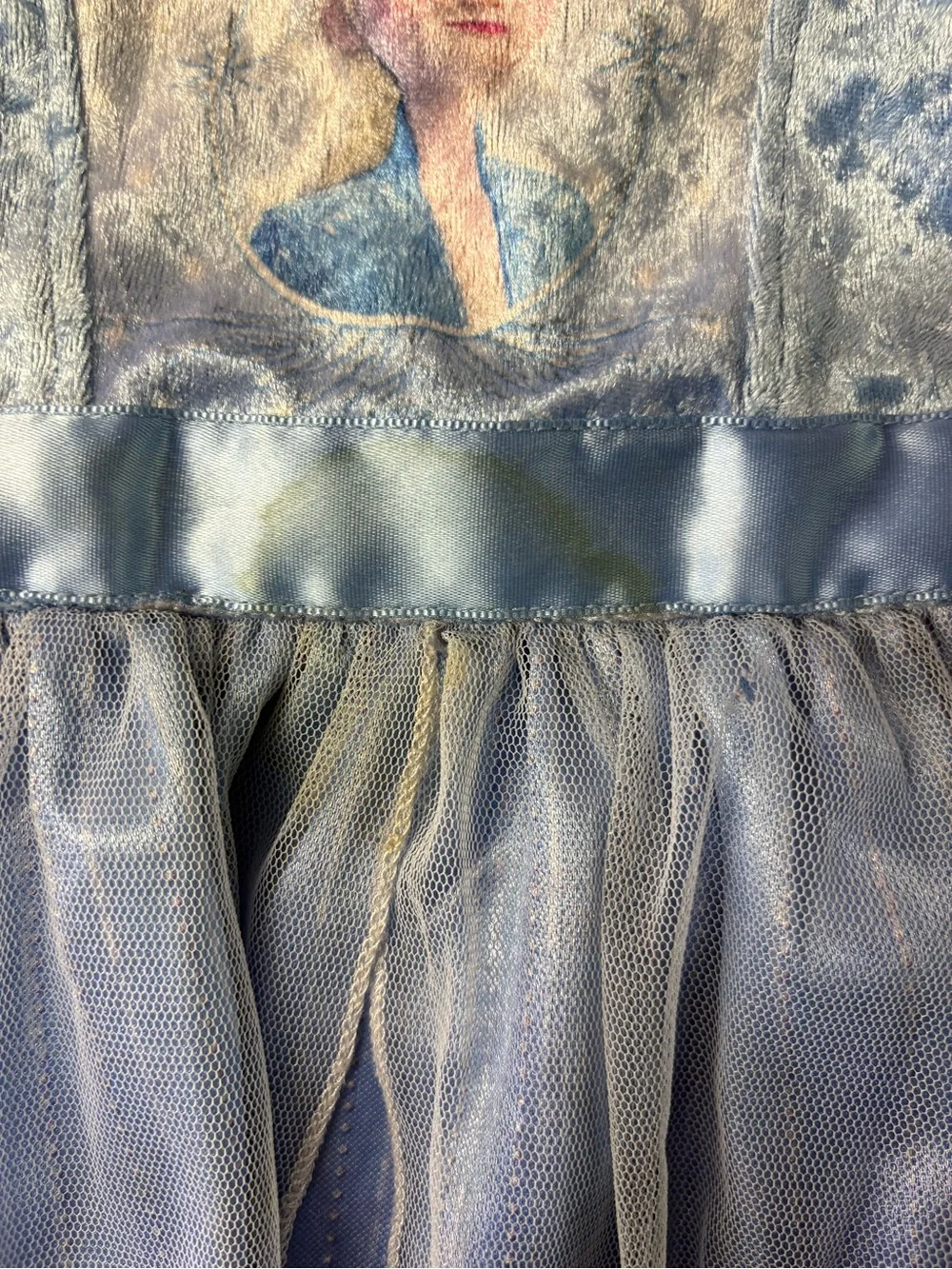 Disney Frozen II Toddler Dress in Light Blue - Picture 3 of 4
